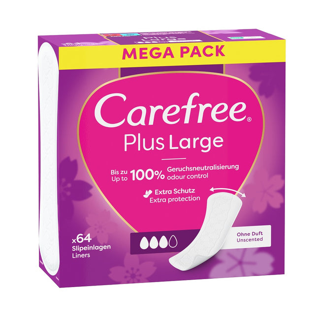 Carefree Plus Large wkładki higieniczne Light Scent 64szt.