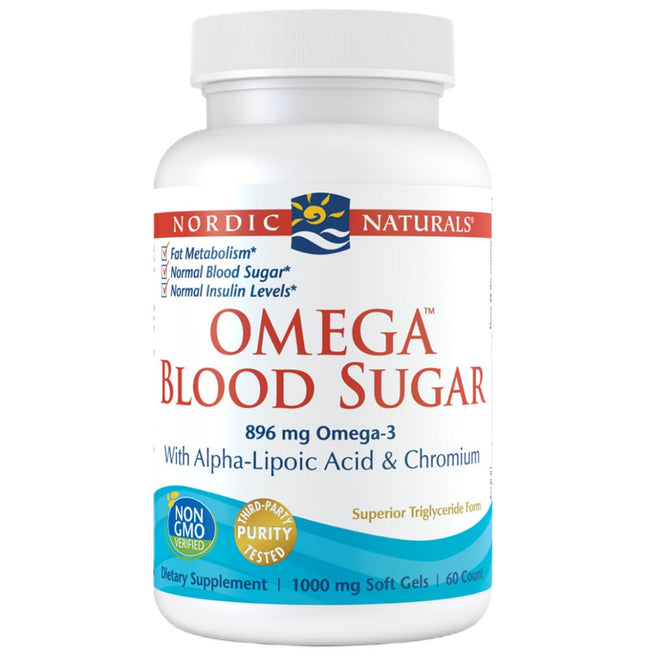 Nordic Naturals Omega Blood Sugar suplement diety 60 kapsułek