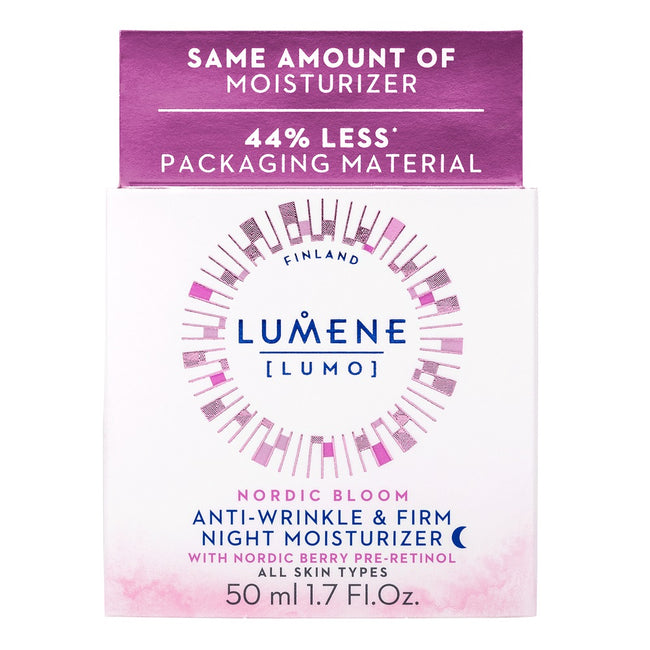 Lumene Nordic Bloom Lumo Anti-Wrinkle & Firm Night Moisturizer przeciwzmarszczkowo-ujędrniający krem na noc 50ml