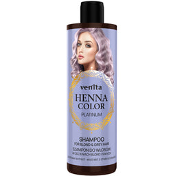 Venita Henna Color Platinum szampon do włosów blond i siwych 300ml