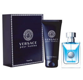 Versace Pour Homme zestaw woda toaletowa spray 50ml + żel pod prysznic 100ml