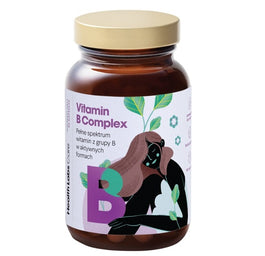 HealthLabs Vitamin B Complex kompleks witamin z grupy B suplement diety 60 kapsułek