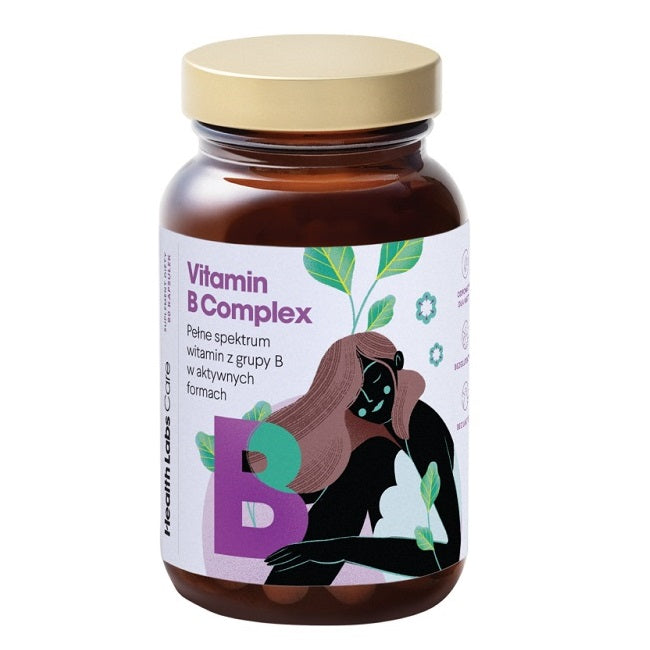 HealthLabs Vitamin B Complex kompleks witamin z grupy B suplement diety 60 kapsułek