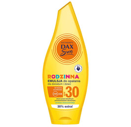 Dax Sun Rodzinna emulsja do opalania dla dorosłych i dzieci SPF30 250ml