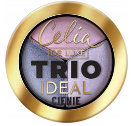 Celia De Luxe Trio Ideal prasowane cienie do powiek 301 4g