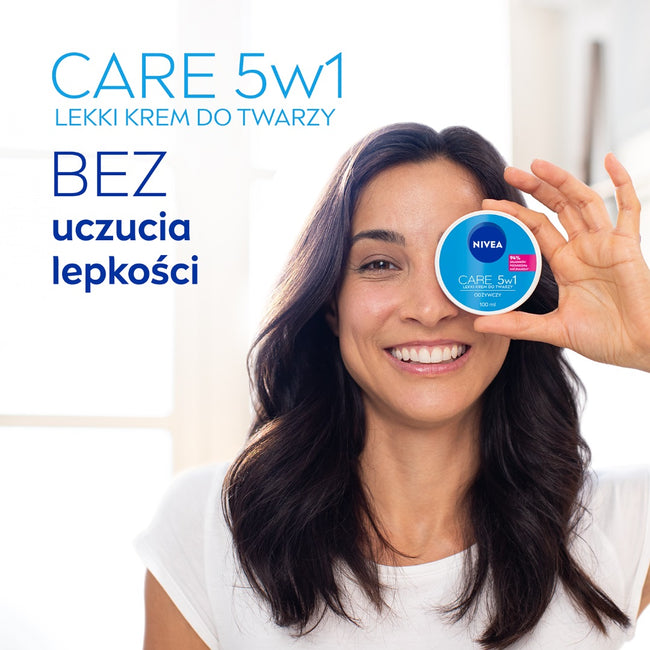 Nivea Care 5w1 odżywczy lekki krem do twarzy 100ml