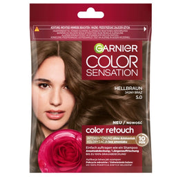 Garnier Color Sensation Color Retouch szampon koloryzujący 5.0 Jasny Brąz