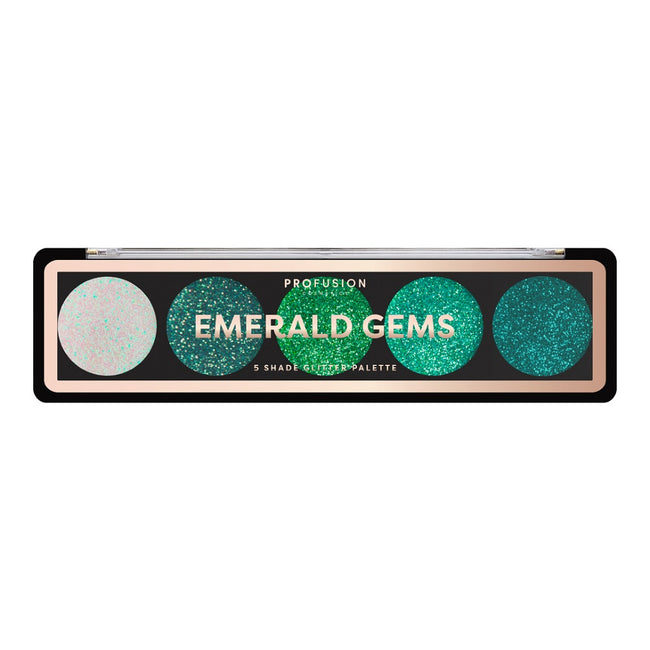 Profusion Emerald Gems Eyeshadow Palette paleta 5 cieni do powiek