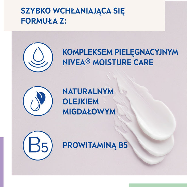 Nivea 24H Nawilżenia+Regeneracja odżywczy krem na noc cera sucha i wrażliwa 50ml