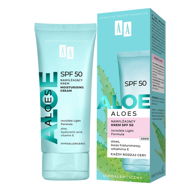 AA Aloes nawilżający krem SPF50 40ml