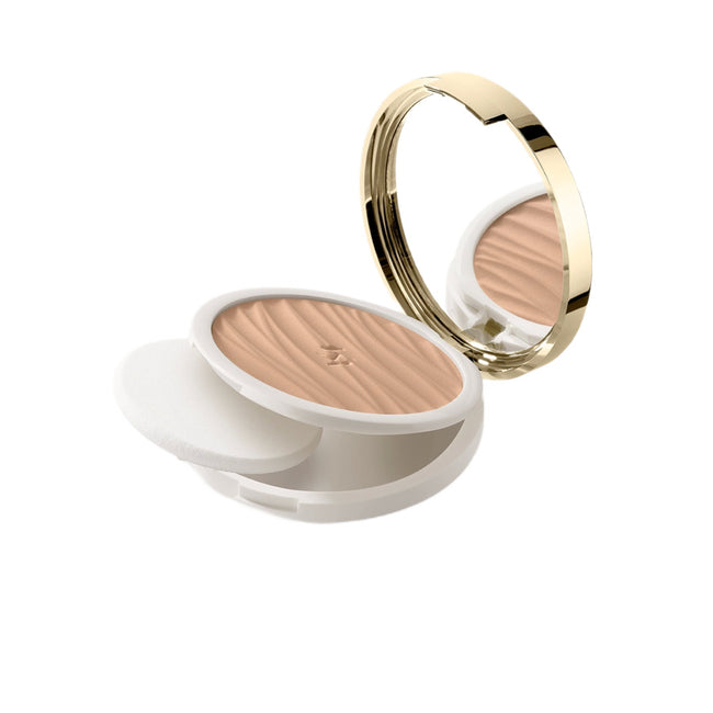 KIKO Milano Gold Reflections Summerproof Powder Foundation SPF50 matujący podkład w pudrze 07 Hazelnut 9g