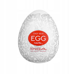 TENGA Easy Beat Egg Keith Haring Party jednorazowy masturbator w kształcie jajka