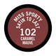 Miss Sporty Color to Last Satin satynowa pomadka do ust 102 Caramel Mauve 4g