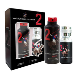 Beverly Hills Polo Club Men Sport Two zestaw woda toaletowa spray 100ml + dezodorant spray 175ml