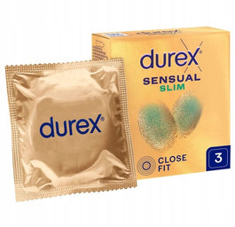 Durex Sensual Slim prezerwatywy lateksowe 3szt