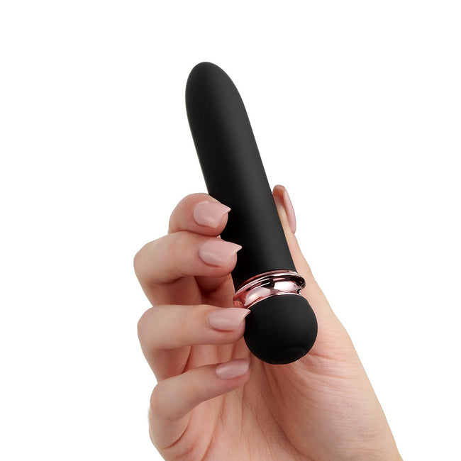 So Divine Satisfaction Rechargeable Bullet wibrator pociskowy Black