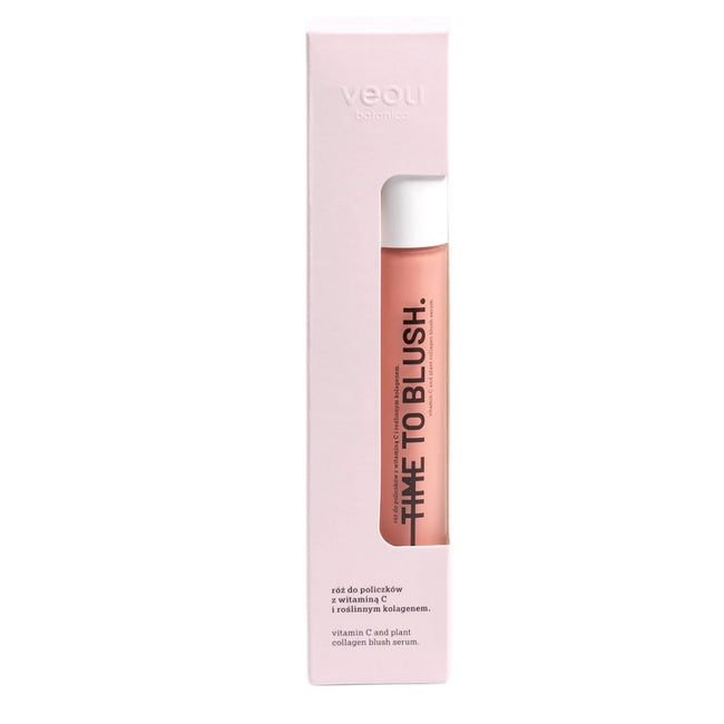 Veoli Botanica Time To Blush kremowy róż do policzków z witaminą C i roślinnym kolagenem 10ml