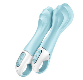 Satisfyer Air Pump Vibrator 5+ wibrator z pompką Light Blue