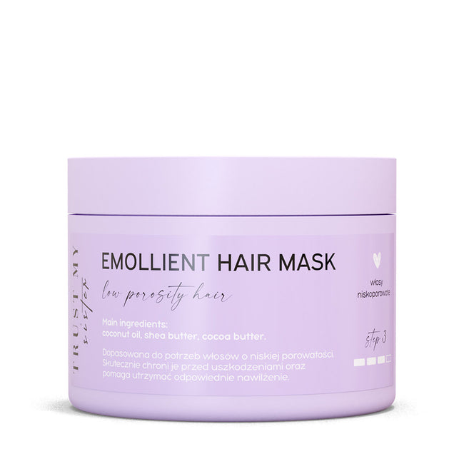 Trust My Sister Emollient Hair Mask emolientowa maska do włosów niskoporowatych 150g