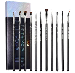 JESSUP Pro Makeup Eyeliner Brush zestaw pędzli do makijażu oczu T324 11szt.