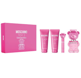 Moschino Toy 2 Bubble Gum zestaw woda toaletowa spray 100ml + żel pod prysznic 100ml + balsam do ciała 100ml + woda toaletowa spray 10ml