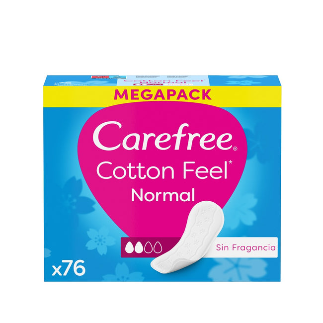 Carefree Cotton wkładki higieniczne nieperfumowane 76szt