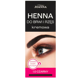 Joanna Henna do brwi i rzęs kremowa 1.0 Czarny 15ml