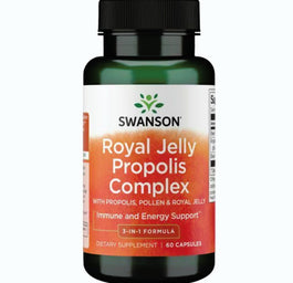 Swanson Royal Jelly Propolis Complex suplement diety wspierający odporność 60 kapsułek