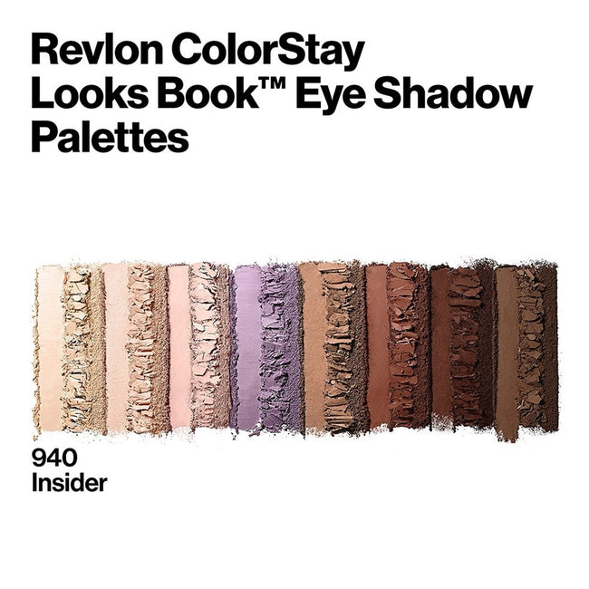 Revlon Colorstay Looks Book Eyeshadow Pallete paletka cieni do powiek 940 Insider 3.4g