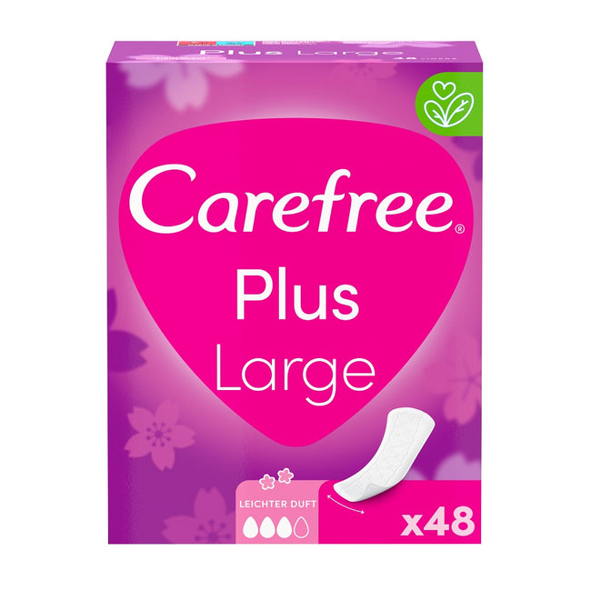 Carefree Plus Large wkładki higieniczne Light Scent 48szt.