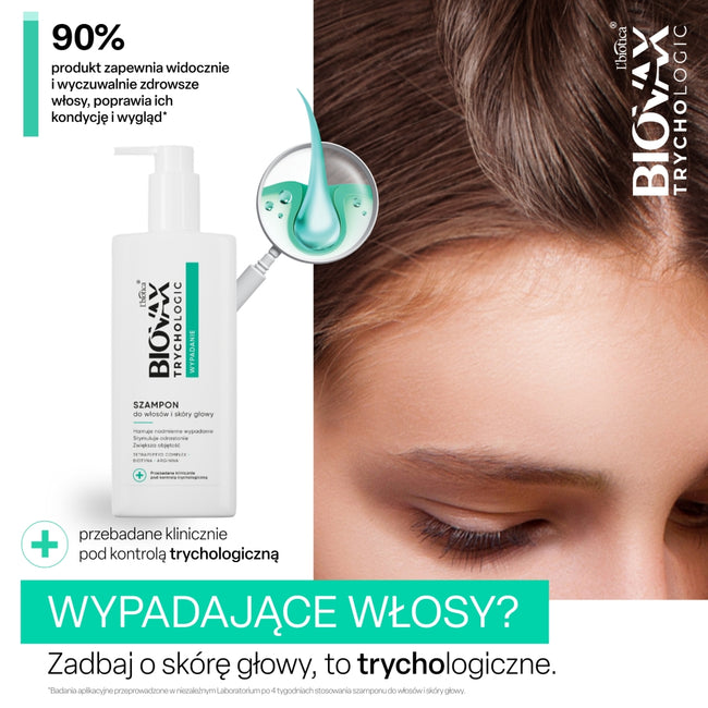 BIOVAX Trychologic Wypadanie szampon do włosów i skóry głowy 200ml