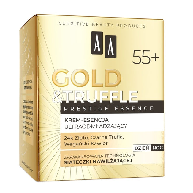 AA Gold & Truffles Prestige Essence 55+ ultraodmładzający krem-esencja 50ml