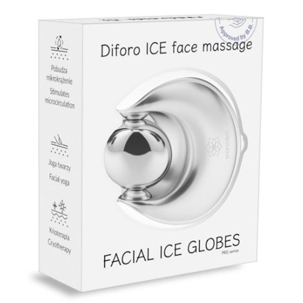 Diforo Facial Ice Globes masażer chłodząco-rozgrzewający do twarzy Biały