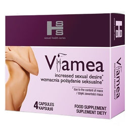 Sexual Health Series Viamea wzmacnia pożądanie seksualne suplement diety 4 kapsułki