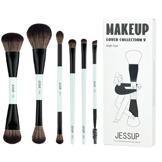 JESSUP Duo-End Brush zestaw pędzli do makijażu T501 6szt.