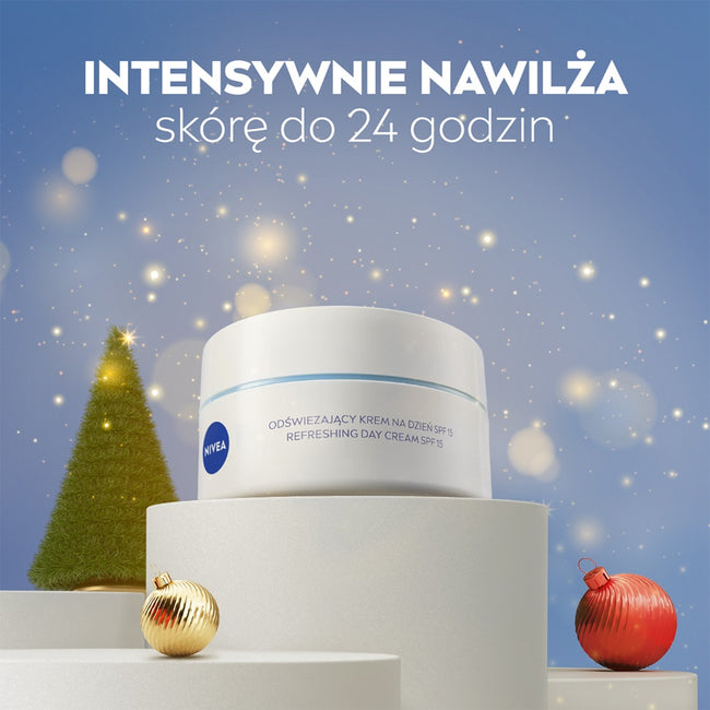 Nivea Skin Boost zestaw odświeżający krem na dzień 50ml + dwufazowy płyn do demakijażu oczu 125ml + nawilżająca maska w płachcie 1szt