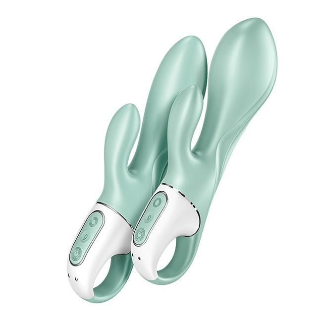 Satisfyer Air Pump Bunny 5+ wibrator z pompką Mint