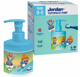 Jordan Kids pasta do zębów dla dzieci z pompką 0-5 lat 150ml