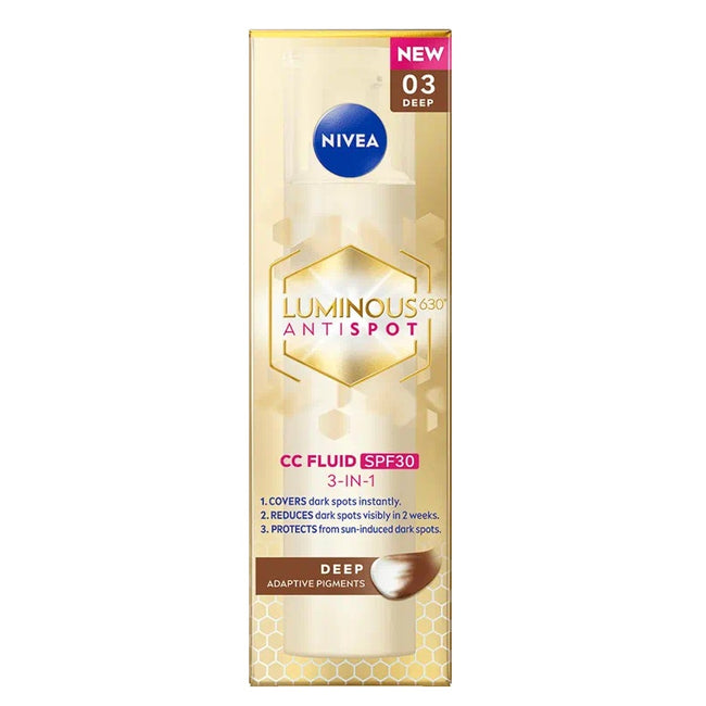 Nivea Luminous630® krem CC przeciw przebarwieniom SPF30 03 Deep 40ml