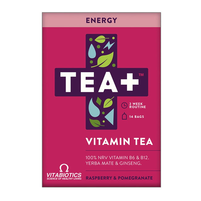 Vitabiotics Tea+ Energy herbata witaminowa pomagająca w zmęczeniu 14 torebek