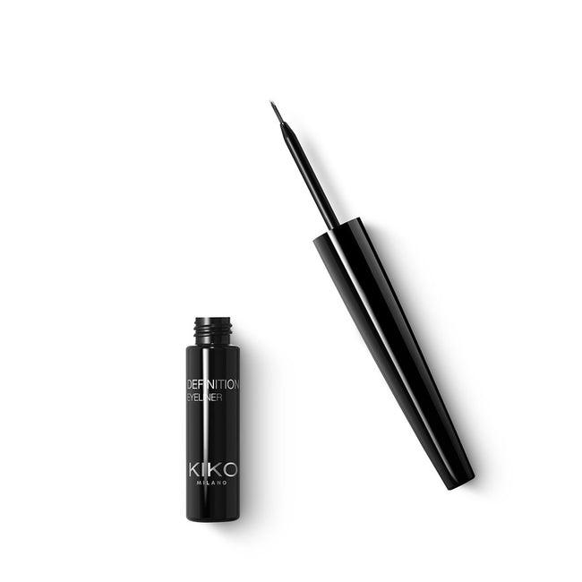 KIKO Milano Definition Eyeliner płynny eyeliner z pędzelkiem o trwałości do 12h Black 3ml