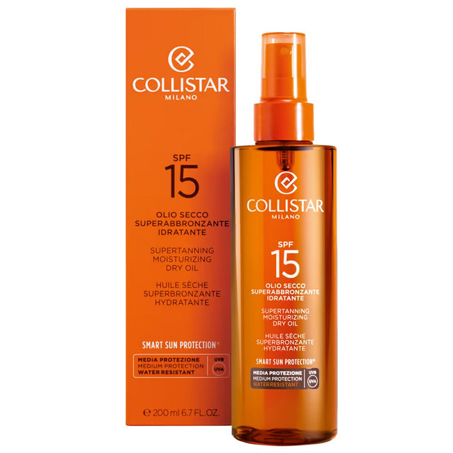 Collistar Supertanning Dry Oil SPF15 superopalający suchy olejek do ciała 200ml