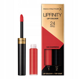 Max Factor Lipfinity Lip Colour dwufazowa pomadka w płynie o długotrwałym efekcie 140 Charming