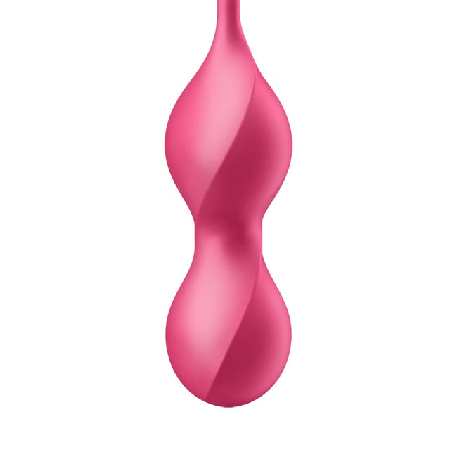 Satisfyer Love Birds 2 kulki do ćwiczeń mięśni kegla Red