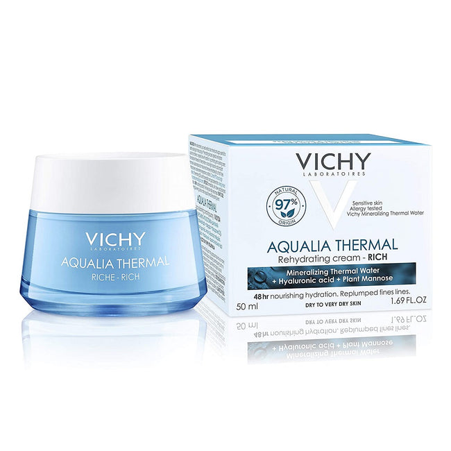 Vichy Aqualia Thermal bogaty krem nawilżający do skóry suchej i bardzo suchej 50ml