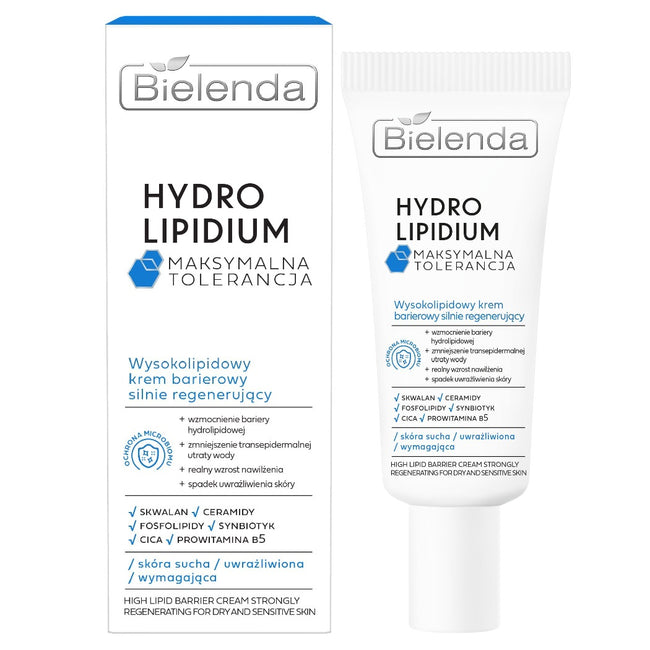 Bielenda Hydro Lipidium wysokolipidowy krem barierowy silnie regenerujący 50ml