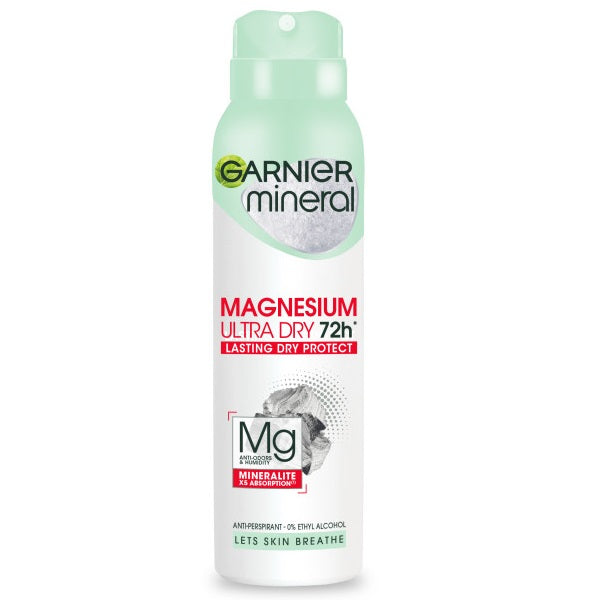 garnier magnesium ultra dry antyperspirant w sprayu 150 ml   