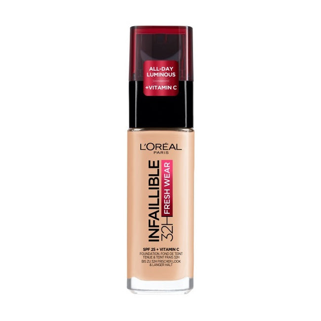 L'Oreal Paris Infallible 32H Fresh Wear Foundation długotrwały podkład do twarzy 180 Rose Sand 30ml