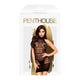 Penthouse Epic Night Mini Dress sukienka mini z wysokim dekoltem Black S-L