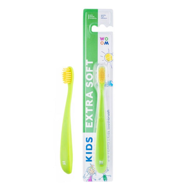 Woom Kids Extra Soft Toothbrush bardzo delikatna szczoteczka do zębów dla dzieci 2-6 Years